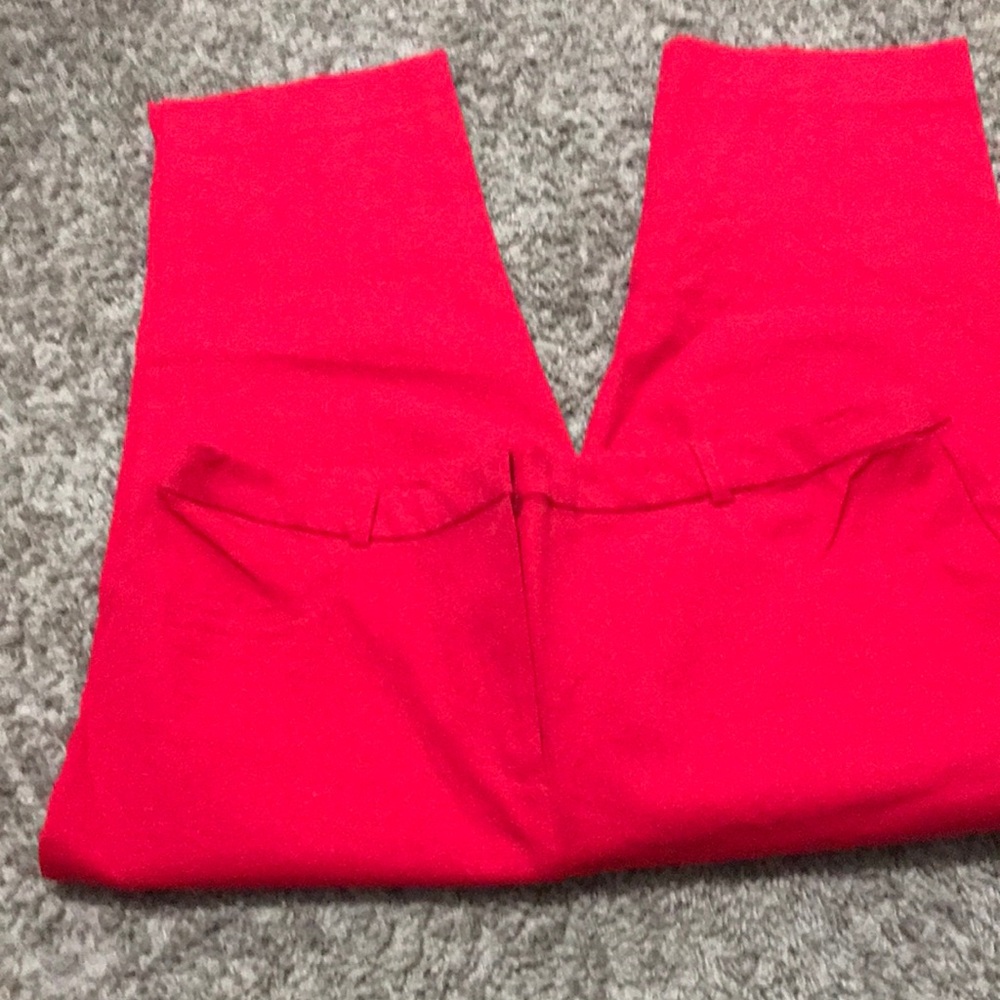 Vibrant Red Pants